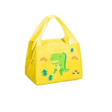 KOM - 童趣便當袋-恐龍-黃