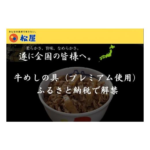 ふるさと納税 埼玉県 嵐山町 牛丼 松屋 プレミアム仕様 牛めしの具 20個 冷凍 セット　