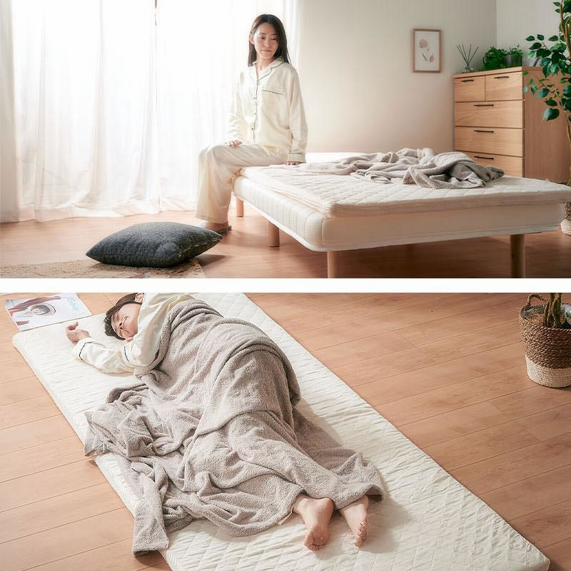 エアー アスリートマットレス 95×200cm 色アイボリー