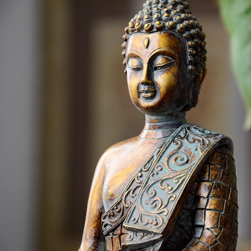 仏教美術  立太子仏  置物 仏像 置物 ブラックウッド仏像木製彫刻彫刻笑う仏家の装飾