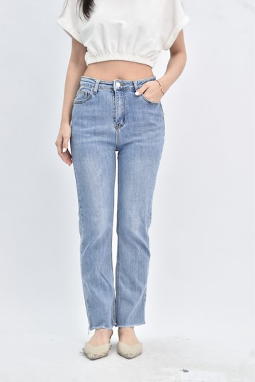 (S) jeans 高腰牛仔藍色長褲