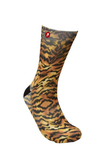 美國Fools Day印花襪 - 虎紋