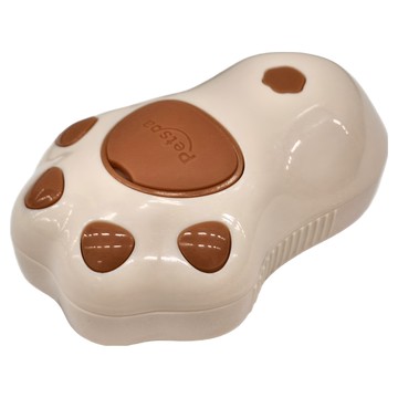 噴霧按摩梳 咖啡貓爪 適用於貓咪/狗狗  1個