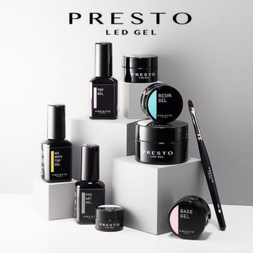 現貨日本presto超亮免洗封層底膠功能美甲油膠粘鉆光療延長加固膠