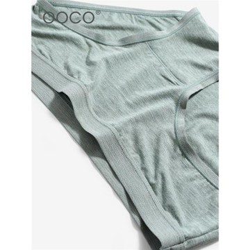 4條裝 莫代爾內褲女士夏季薄款純色無痕透氣簡約少女日系學生低腰