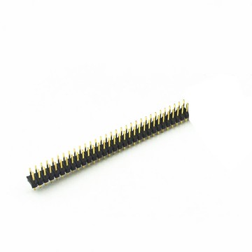 雙排排針 環保鍍金2U直插公座雙排針 2.54間距 11.5MM 耐高溫
