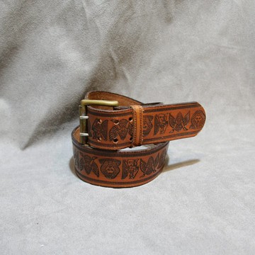 Back to Green-經典復古腰帶 壓紋圖騰 yi-01//vintage belt