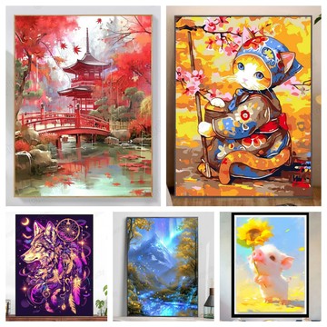 💛盒裝💛台中寄出💛 DIY鑽石貼畫 5D鑽石畫 點鑽畫 DIY立體鑽貼畫 鑽石貼 貼鑽畫