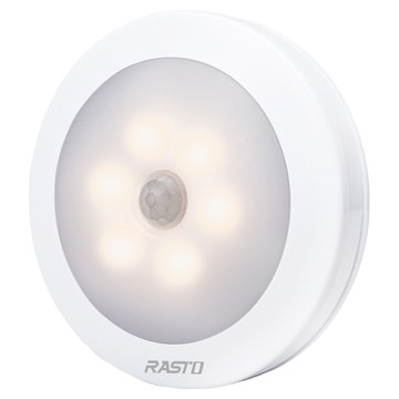 RASTO 圓形LED六燈珠磁吸感應燈 R-ARJ001 81 x 28mm 黃光  1個