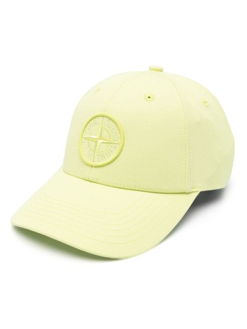 Stone Island - Compass cotton cap - men - Cotton - One Size - Yellow