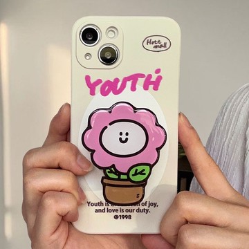 花盆 iPhone 手機殼 Grip 智慧托克套裝