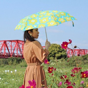 didyda 手開抗UV傘 防曬超輕設計 雨傘 遮陽傘 輕量傘 晴雨傘 (花花)