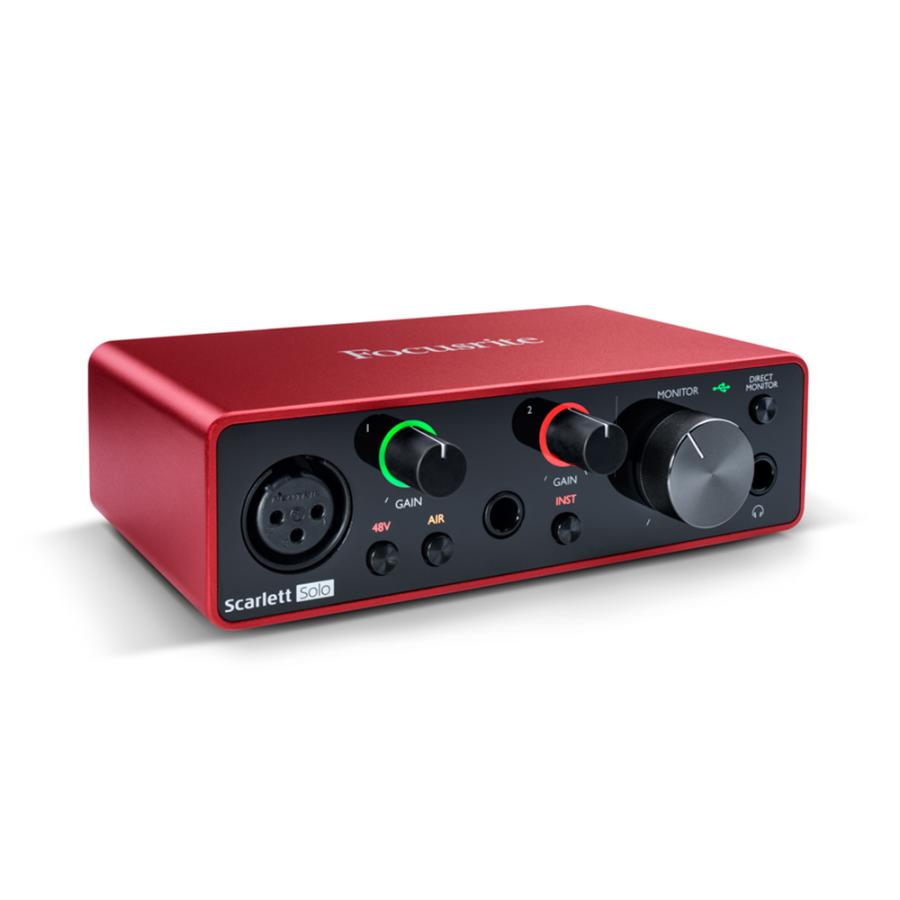 アウトレット特価  Focusrite Scarlett Solo 3rd Gen  フォーカスライト オーディオインターフェイス