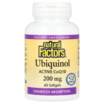 Natural Factors, 泛醇，200 毫克，60 粒軟凝膠