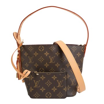 Louis Vuitton M12925 All In BB老花兩用水桶包 (棕色)
