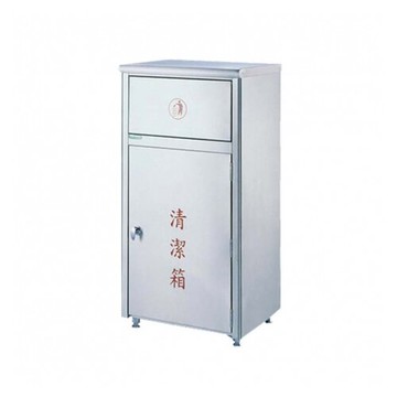 單分類不鏽鋼垃圾桶 清潔箱 推板式 (小) / 台 ST1-96