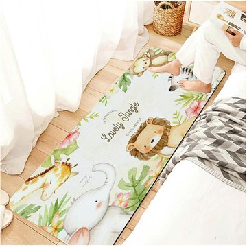 特大尺寸軟式奈米絨防滑吸水地墊45x150cm - 親親寶貝
