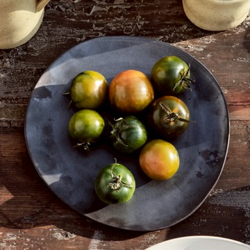 丹麥 Ferm Living FLOW 流動盤 星空黑 L