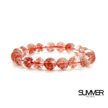 【SUMMER寶石】收藏級絕礦金草莓超七手珠32.4g (10mm)