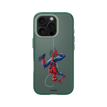 iPhone 16 Pro Clear 憂墨綠 - 迪士尼-漫威 Marvel - Spider-Man Upside Down