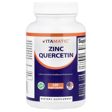 Vitamatic, 鋅五羥黃酮，120 粒素食膠囊