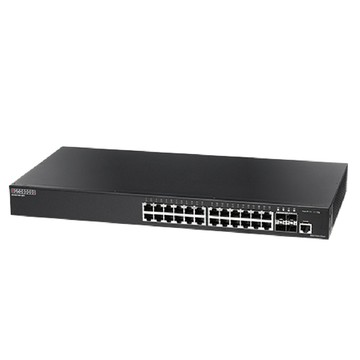 Edge-Core 昌運監視器 Edgecore ECS2100-28P 24埠智慧網管型PoE交換器