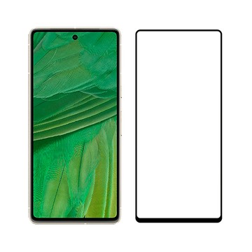 阿柴好物 Google Pixel 7 滿版全膠玻璃貼(支援指紋辨識)-紳士黑