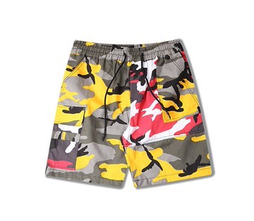 FINDSENSE H1夏季 日本 新款 嘻哈  多口袋 迷彩  休閒 五分褲短褲 寬鬆百搭 男 休閒褲  潮男褲子