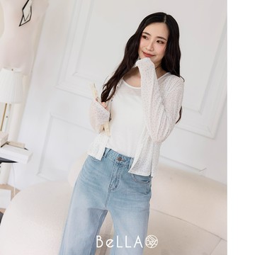 【夏季新品】BeLLA 韓系碎花兩件組上衣 白色