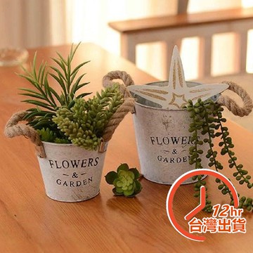 【台灣12h出貨】中鐵盆 作舊風 刷舊盆栽 置物盆 盆栽 園藝植物 空間擺設 植栽 花器花盆 多肉 現貨 發票