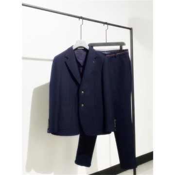 【高質感西裝登場】東麗軟彈羊毛混紡商務休閑紳士修身西服外套男