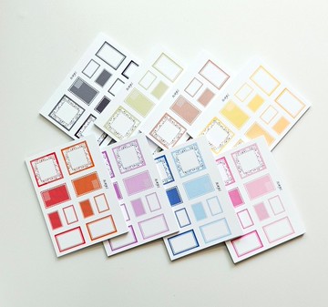 那天的畫框貼紙組