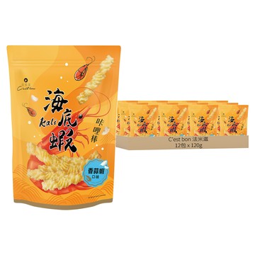 C'est bon 法米滋 卡哩棒 香蒜蝦口味 12包  120g