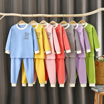 兒童發熱衣 兒童內衣套裝 德絨秋衣秋褲 男女童保暖衣 中大童秋冬睡衣 童裝家居服套裝 女孩保暖內衣【不二雜貨】