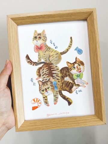 【 Winnie 】寵物似顏繪  插畫訂製  寵物插畫  寵物客製 客製化
