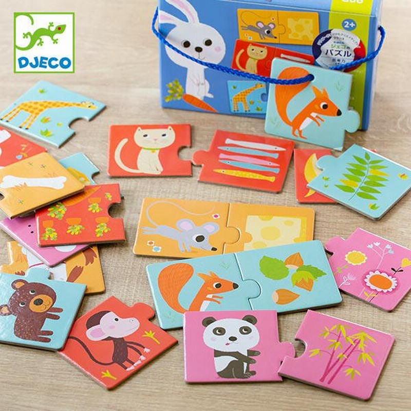 パズル 動物 2ピース 幼児 知育玩具 おもちゃ ジェコ レディ 2歳 子ども オモチャ Djeco 通販 Lineポイント最大0 5 Get Lineショッピング
