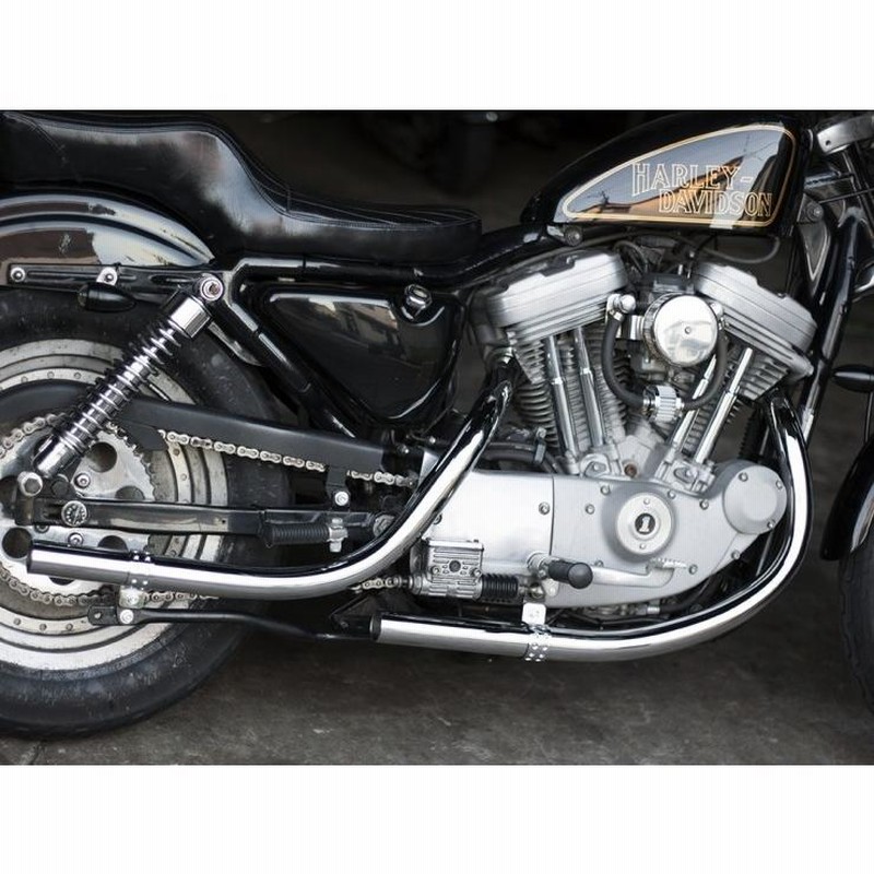 ハーレーダビッドソン スポーツスター RUSH スリップオンマフラー