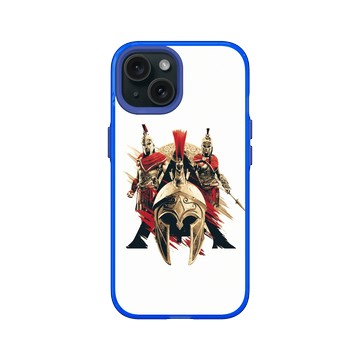 iPhone 15 Clear 激光藍 - Assassin's Creed - Alexios & Kassandra