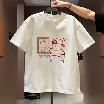 𝒚𝒐𝒖𝒓® 𝒔𝒕𝒖𝒅𝒊𝒐|S-5XL 反差萌 學生穿搭 慵懶風 休閒 減齡半袖 素色 圓領T恤 百搭 印花短袖 1333