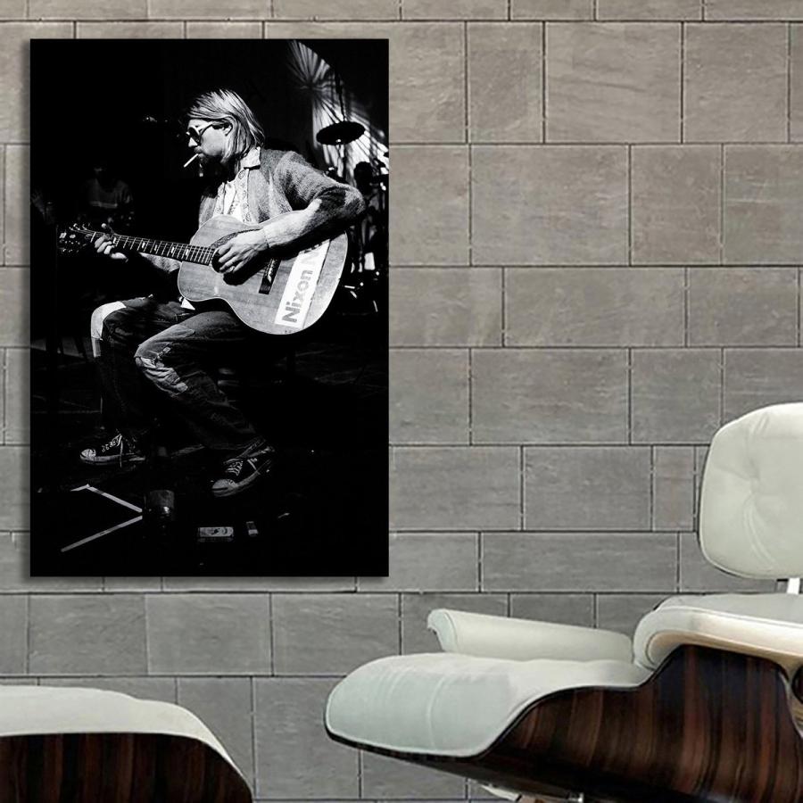 カート・コバーン ニルヴァーナ 特大 ポスター 150x100cm 海外 ロック アート インテリア グッズ 写真 雑貨 絵 ニルバーナ Kurt Cobain 17