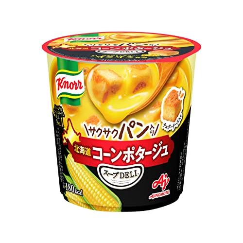 味の素 クノール スープDELI サクサクパン入り 北海道コーンポタージュ 38.2g ×12個