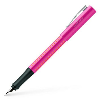 【FABER-CASTELL】輝柏 馬卡龍系列好點子握得住粉橘色 EF筆尖 鋼筆 / 支 140995【APP滿額下單4%點數(單一帳號最高1000點)】7/31止
