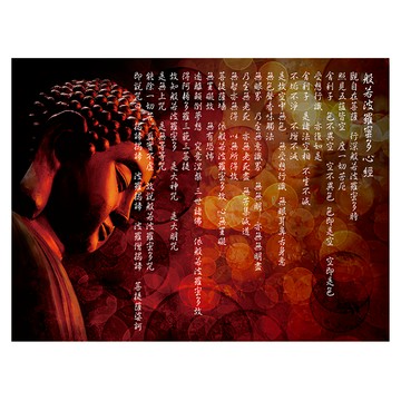 24mama 掛畫 單聯式 佛 禪 冥想 雕像 宗教 古董 安寧  80 x 60cm 無框