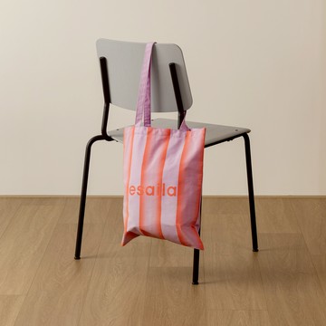 ESAILA | Tote Bag | 台灣 |帆布袋 - 粉紫色