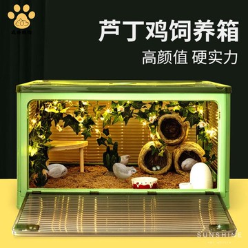 免運開發票 雞籠 養殖籠 兔籠 蘆丁雞飼養箱養殖籠寵物雞造景窩觀賞盧丁雞專用保暖育雛繁殖房子 八折下殺ly14