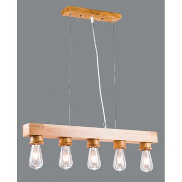 【大巨光】工業風 E27x5 吊燈-中(BM-51273)