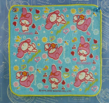 【震撼精品百貨】My Melody 美樂蒂~方巾_藍