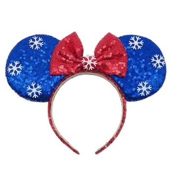 Princess - 造型配飾髮箍-藍紅色