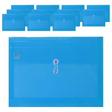 A4 橫式繩扣公文袋 25x31cm 多款顏色方便管理  12個