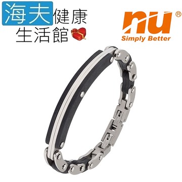 【海夫健康生活館】恩悠數位 NU 能量純鈦手鍊-1a 女款(9HPH0280101)